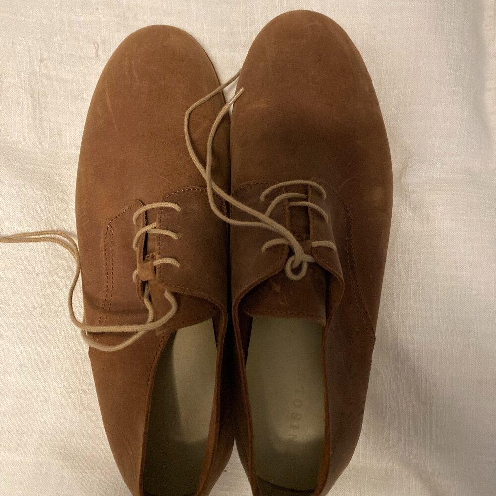Nisolo Men's Derby Lightweight Dress Shoes Size 10